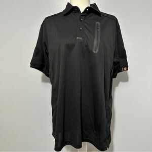 Han Wild men’s tactical black polo shirt. Size XL